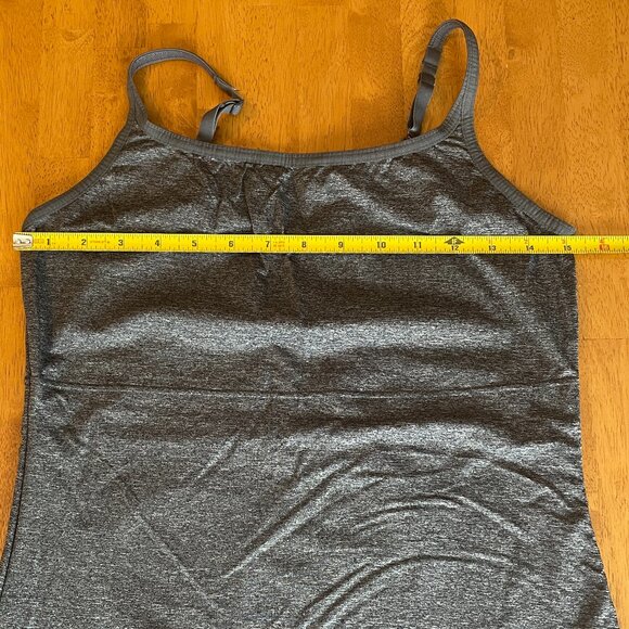 Size 2XL Maidenform Sweet Nothings gray firm control tummy toning tank - Picture 3 of 7